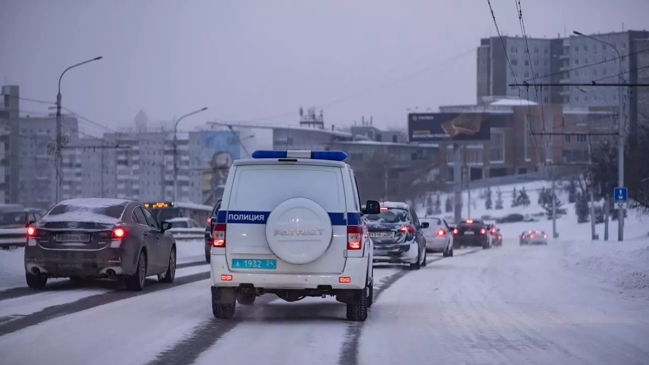 В первый день января в Красноярском крае произошло 69 ДТП