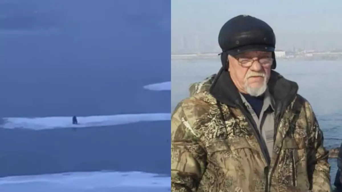 В Красноярске не могут найти плывшего на льдине рыбака
