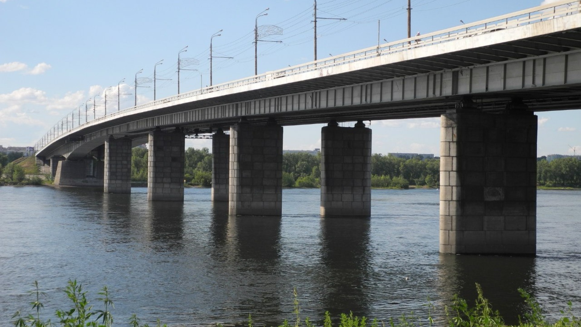 В Красноярске объявили дату начала ремонта Октябрьского моста