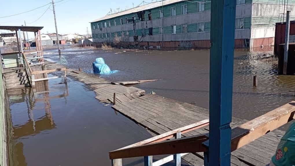 Из-за потопа на севере Красноярского края погиб мужчина