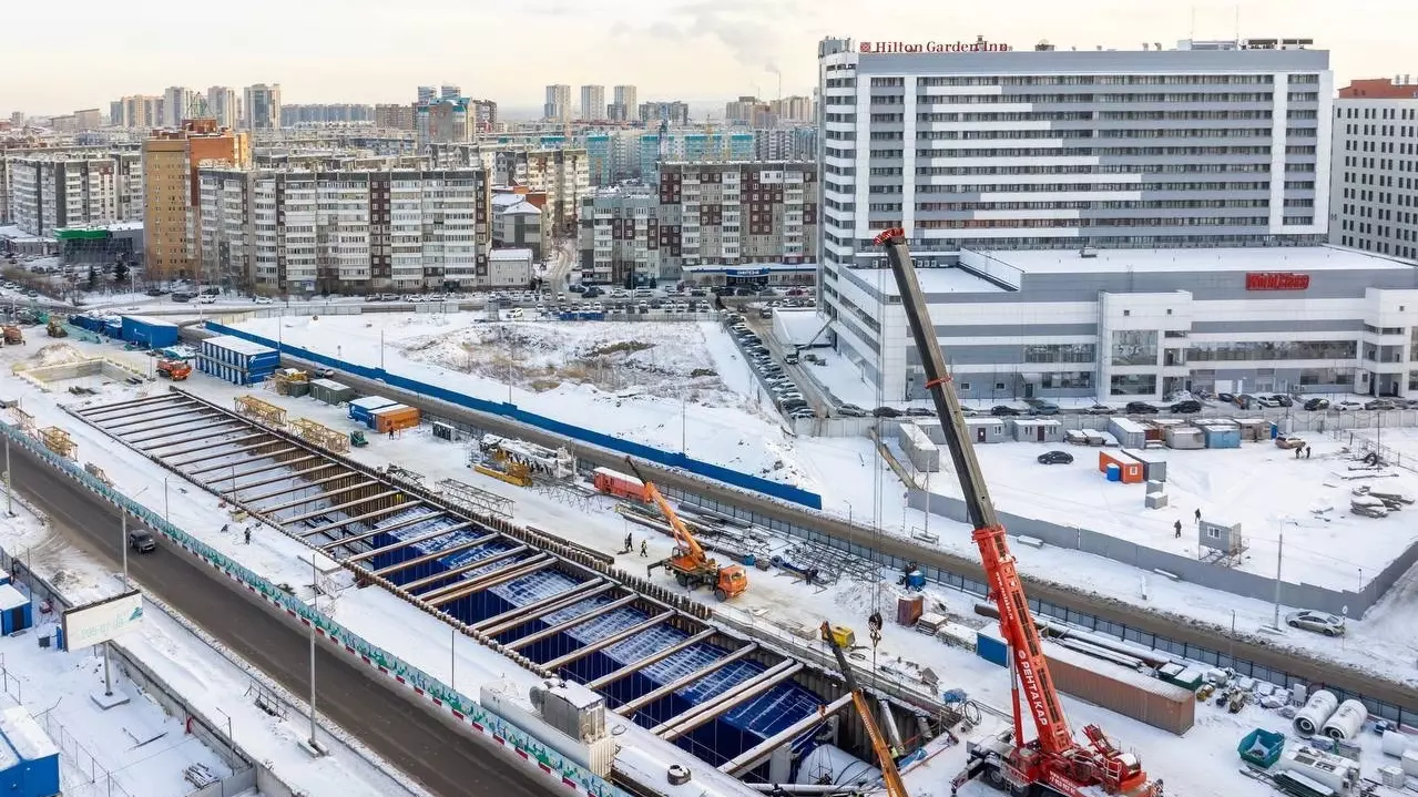 В Красноярске на Шахтеров обещали начать рыть тоннель метро