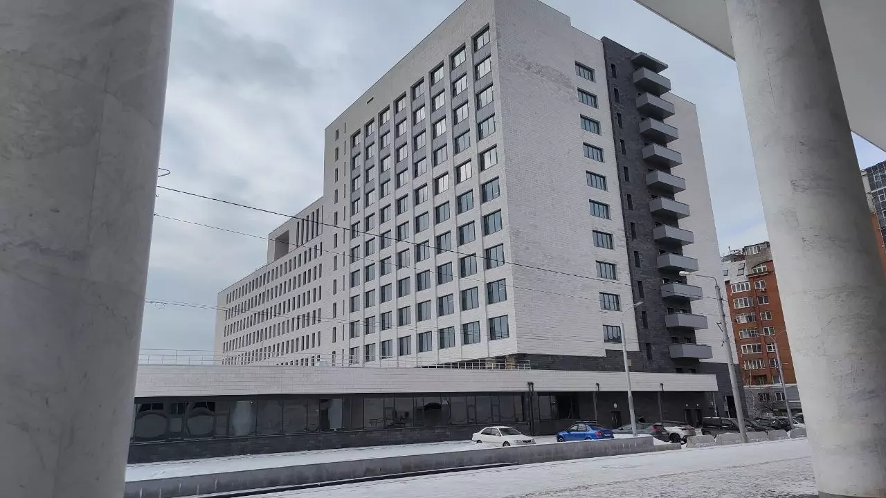 Стала известна дата сдачи офиса «РусГидро» на Театральной площади в Красноярске