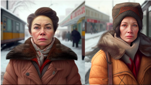 Нейросеть нарисовала типичную женщину из Красноярского края