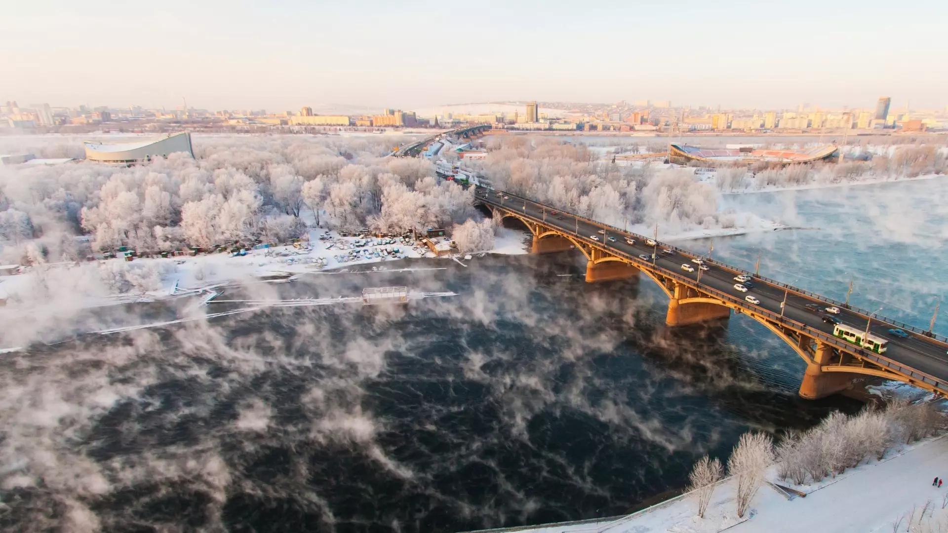В Красноярский край идут 50-градусные морозы