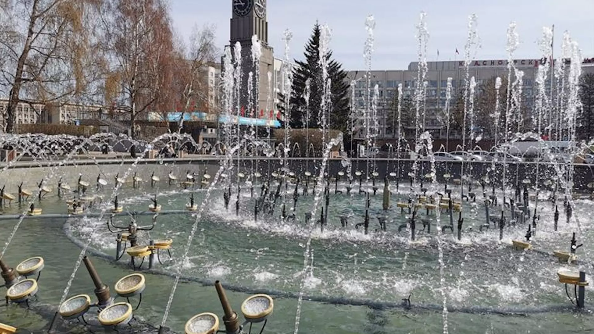 В Красноярске с 9 мая заработают почти все фонтаны города