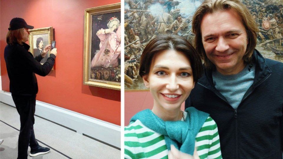Дмитрий Маликов сходил в красноярский музей на выставку Сурикова