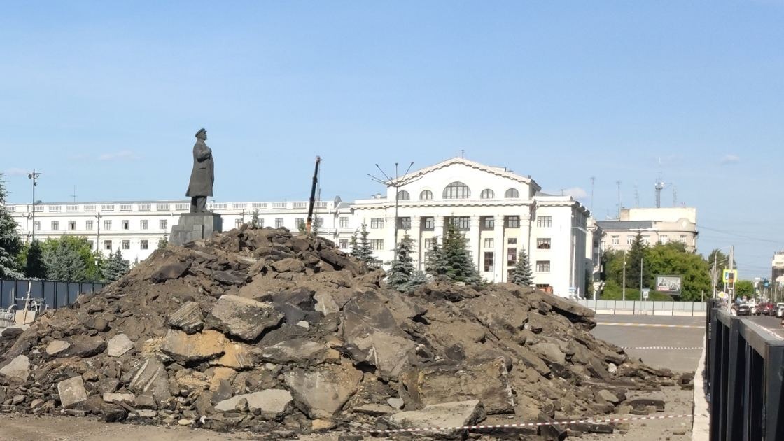 Показываем ход строительства метро на площади революции в Красноярске