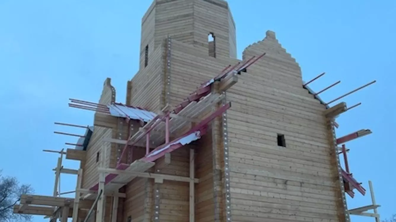 В Красноярске скандальный храм возле филармонии строят уже год