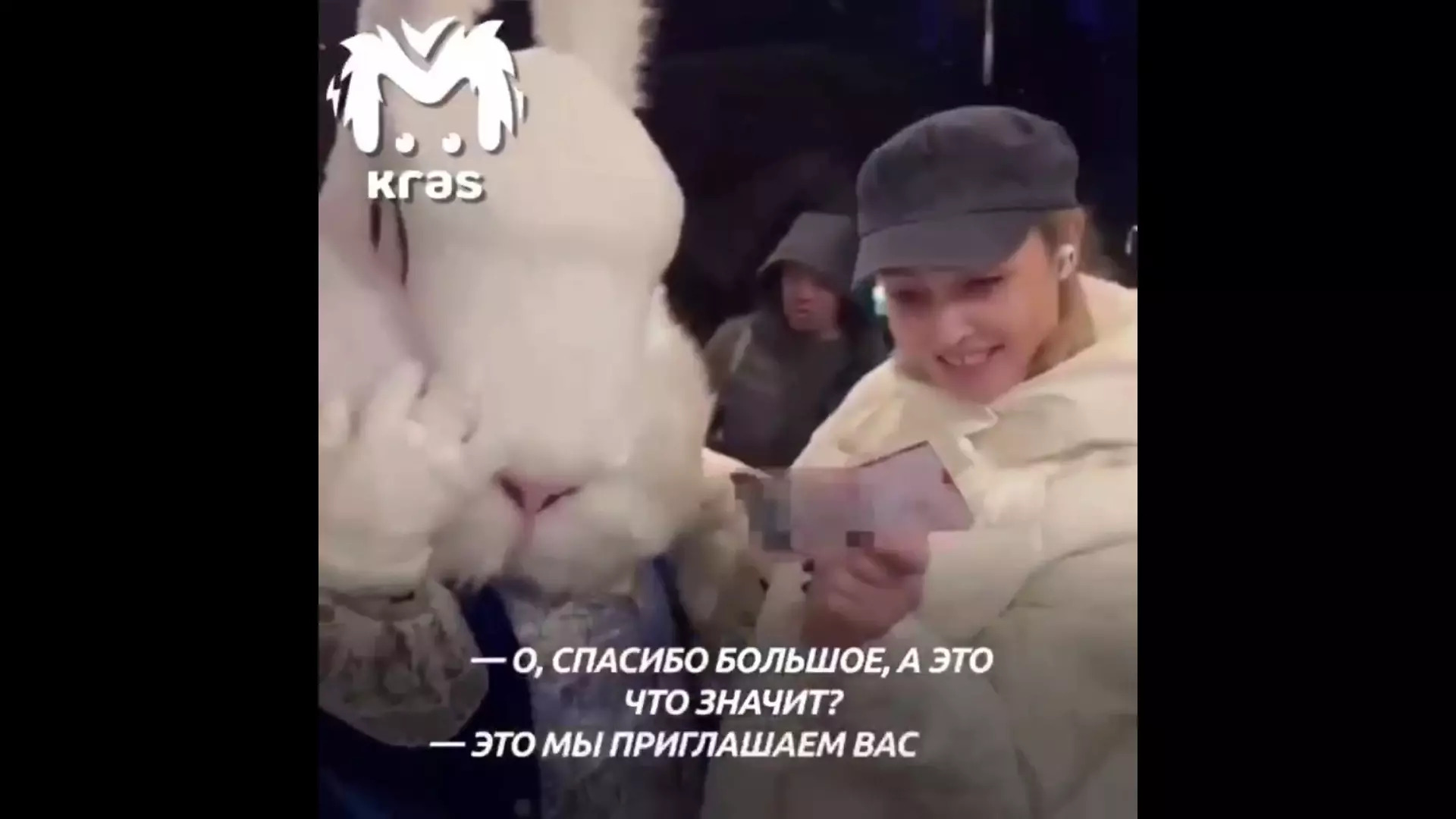В Красноярске пьяный мужчина подрался с аниматором в костюме кролика