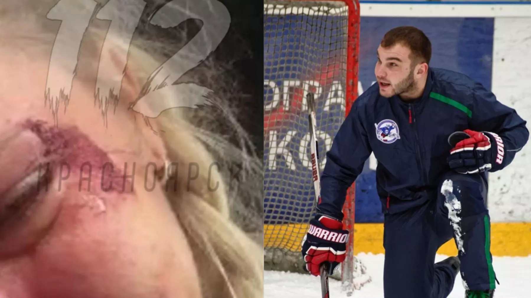 Красноярского хоккеиста обвинили в избиении жены и «захвате» квартиры с ребенком