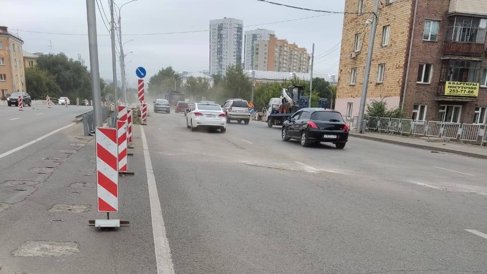 В Красноярске открыли движение по мосту на Мичурина