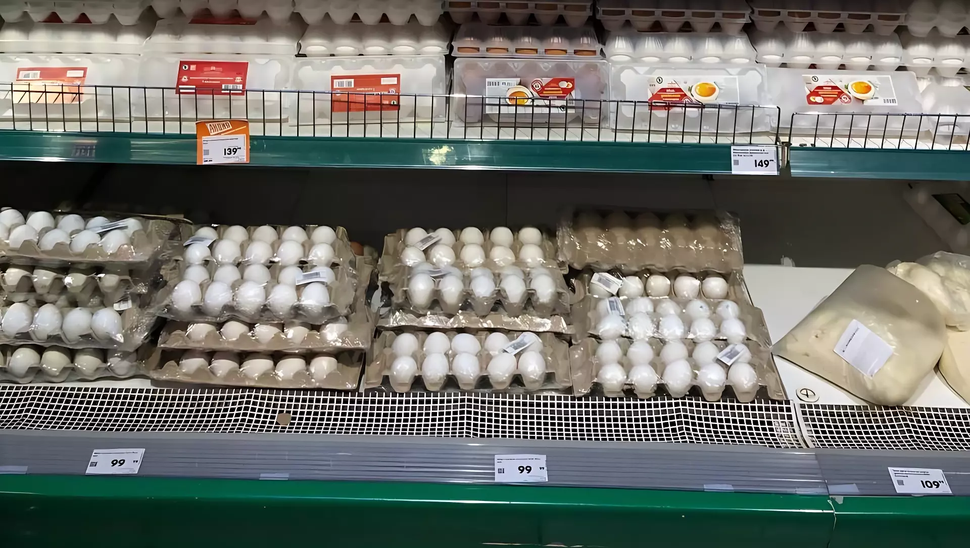 В Красноярске резко подешевели яйца на 16%