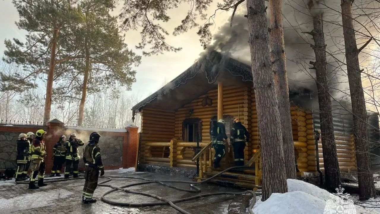 В Красноярске на Чистопрудной произошел пожар