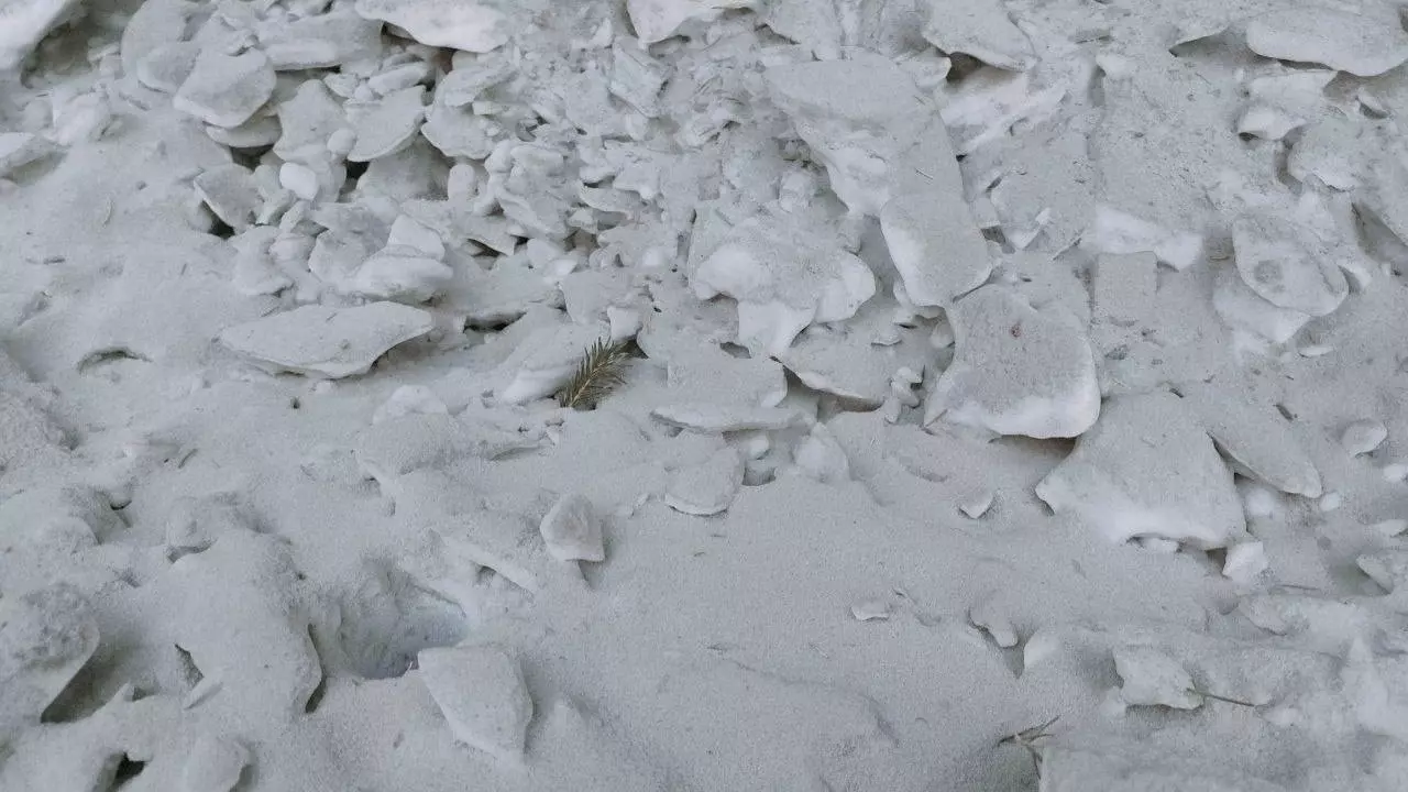 Черный снег в Ачинске