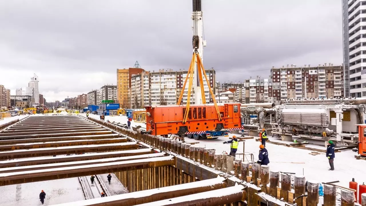 В Красноярске собирают тоннелепроходческий щит «Екатерина» для метро