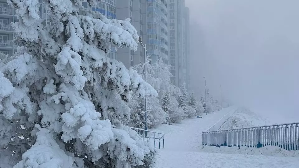 В январе в Красноярск вернутся 30-градусные морозы