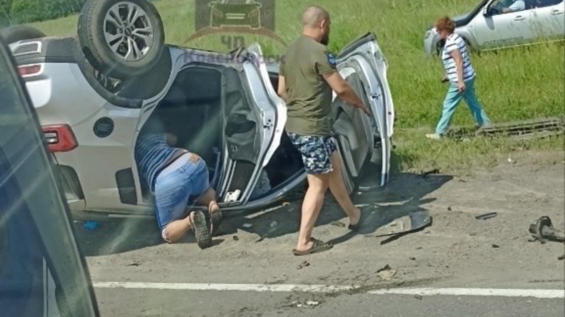 На красноярской трассе произошла массовая авария с пострадавшими