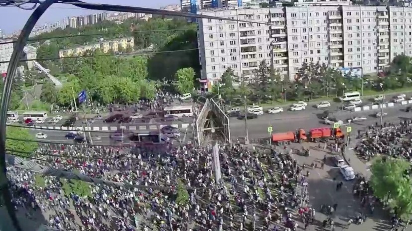 Тысячи мусульман собрались на Курбан-байрам в Красноярске
